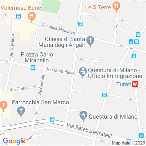 Find the best routes to Via Montebello, Milano .